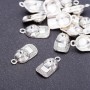 Pendant hardware 'Cap', diameter 10mm, length 19mm, hole diameter 3mm, packaging 20g +/- 15 pcs