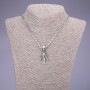 Skull Pendant 20×44 mm on a chain, length 55 cm