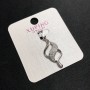 Pendant Xuping Rhodium 35x12mm