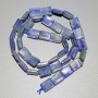 Kianite Beads, Natural Stone, Rectangular Shape, 8×10 mm, 40 cm Length ± on Thread